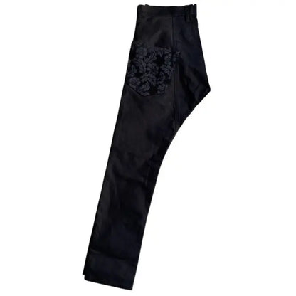 Comme des Garcons - FW21 Floral Jacquard Back Pockets Taped Pants