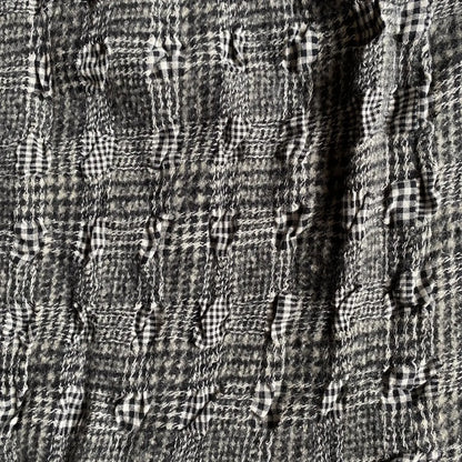 Yohji Yamamoto - Y’s Houndstooth Mix Plaid Drop Crotch Shorts