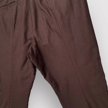 Haider Ackermann - Fleece/Cashmere Blend Drop Crotch Cropped Pants