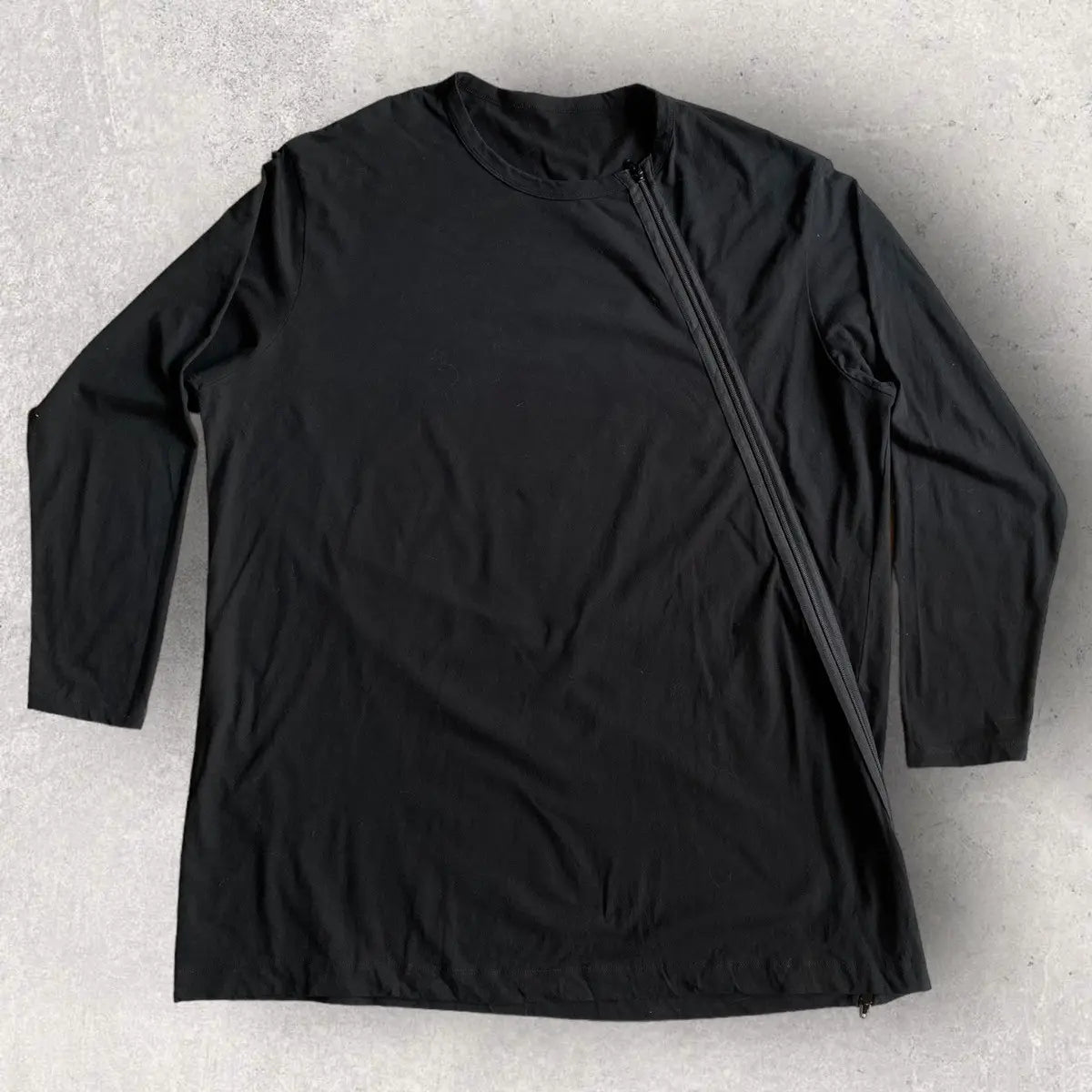 Yohji Yamamoto  Ground Y Zip Asymmetric Oversized L/S