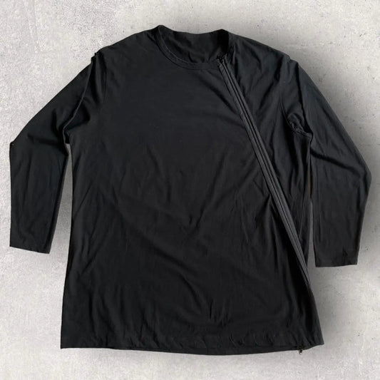 Yohji Yamamoto  Ground Y Zip Asymmetric Oversized L/S