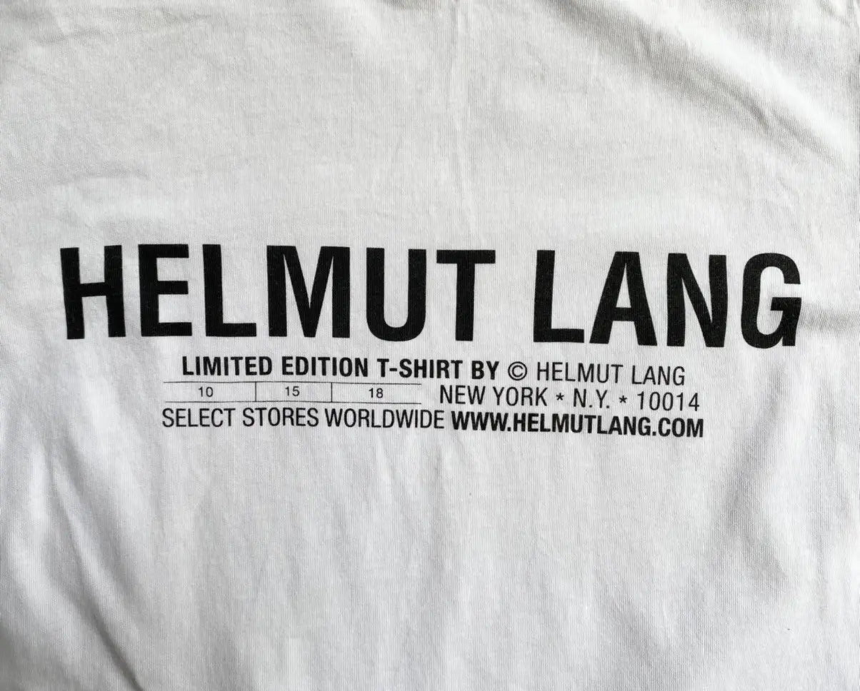 Helmut Lang - Logo Limited Edition T Shirt