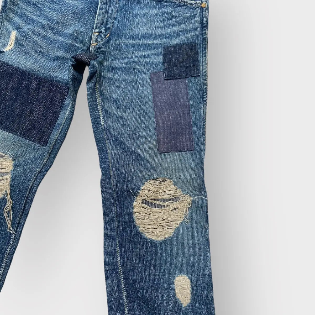 Number (N)ine : Runway Touch Me I’m Sick Patchwork Jeans
