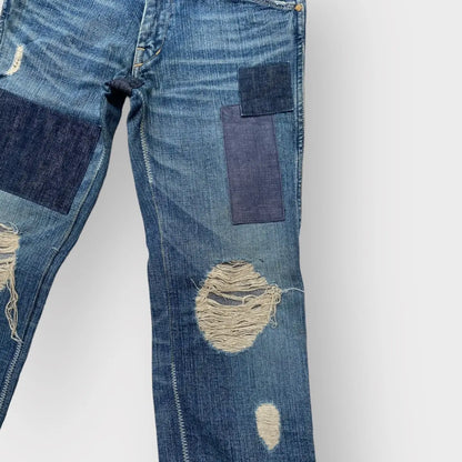Number (N)ine : Runway Touch Me I’m Sick Patchwork Jeans