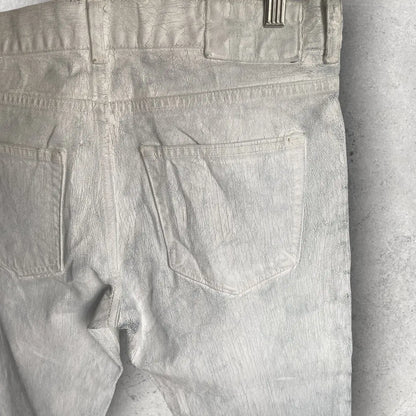 Maison Margiela - AW12 Margiela x HM White Painted Denim