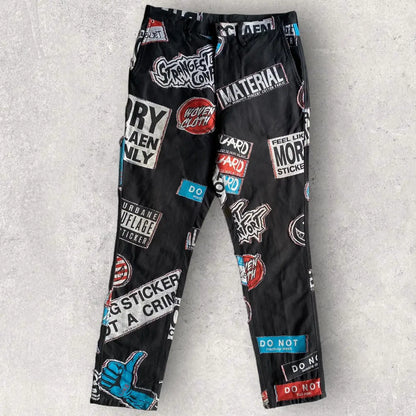 Doublet - SS16 Jacquard Woven Sticker Pant