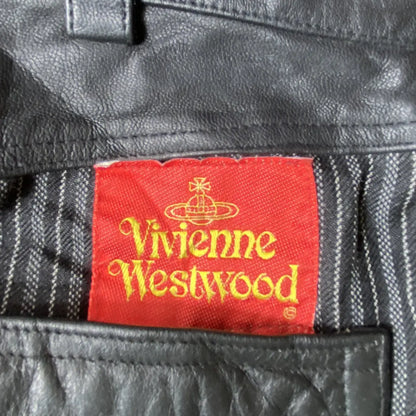 Vivienne Westwood - Vintage 80’s Museum Piece Leather Waist Stripes Pants