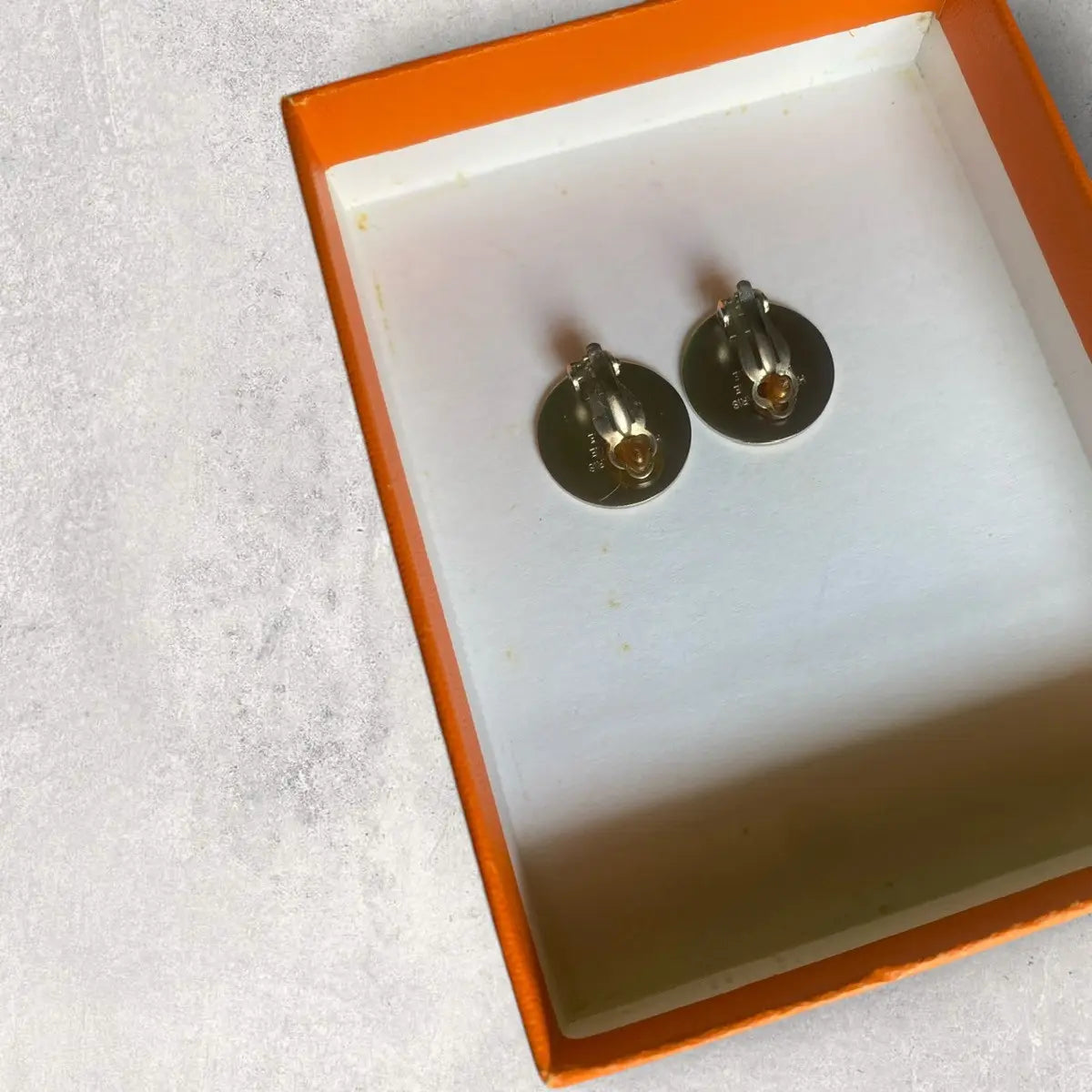 Hermes - Silver Clip on Earring
