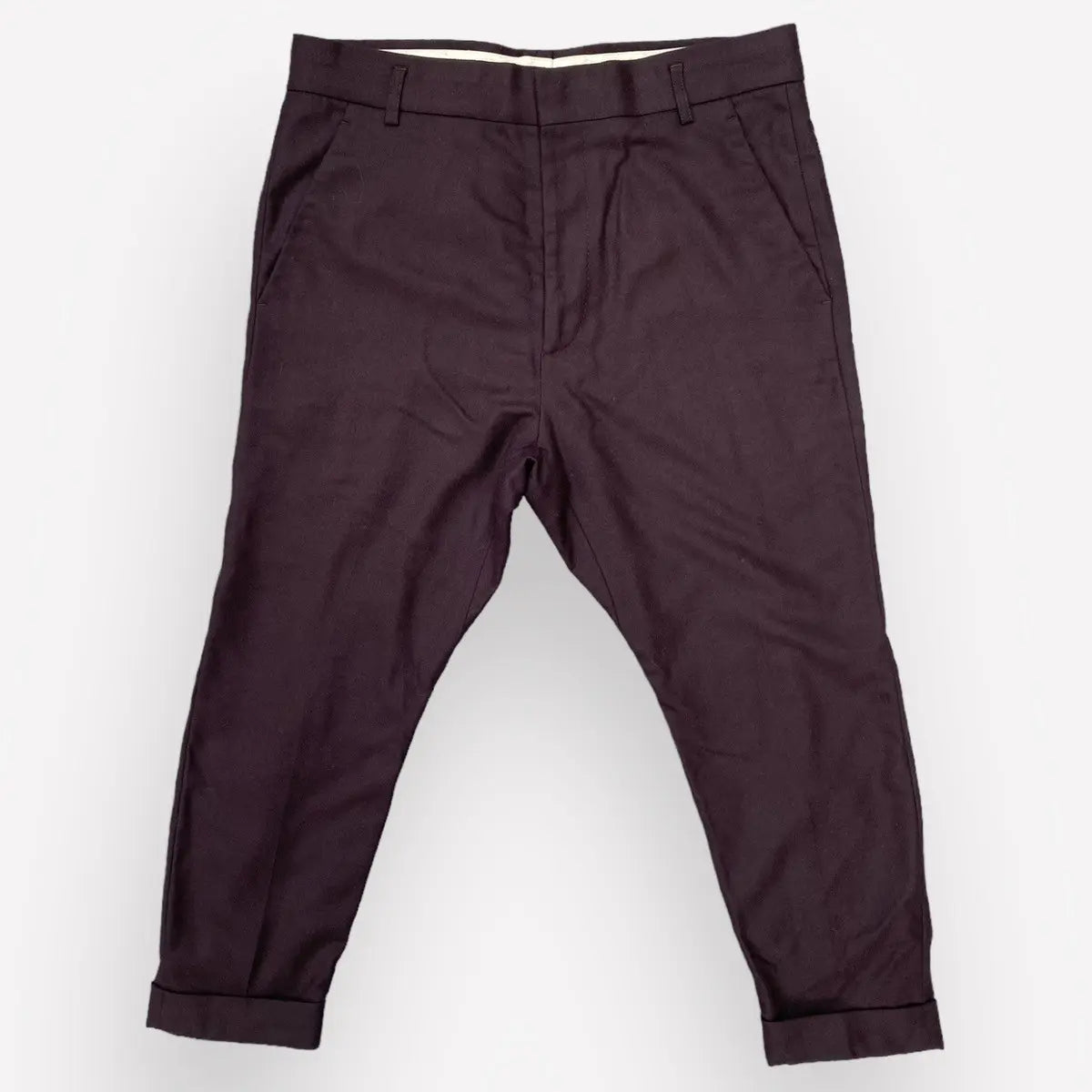 Haider Ackermann - Fleece/Cashmere Blend Drop Crotch Cropped Pants