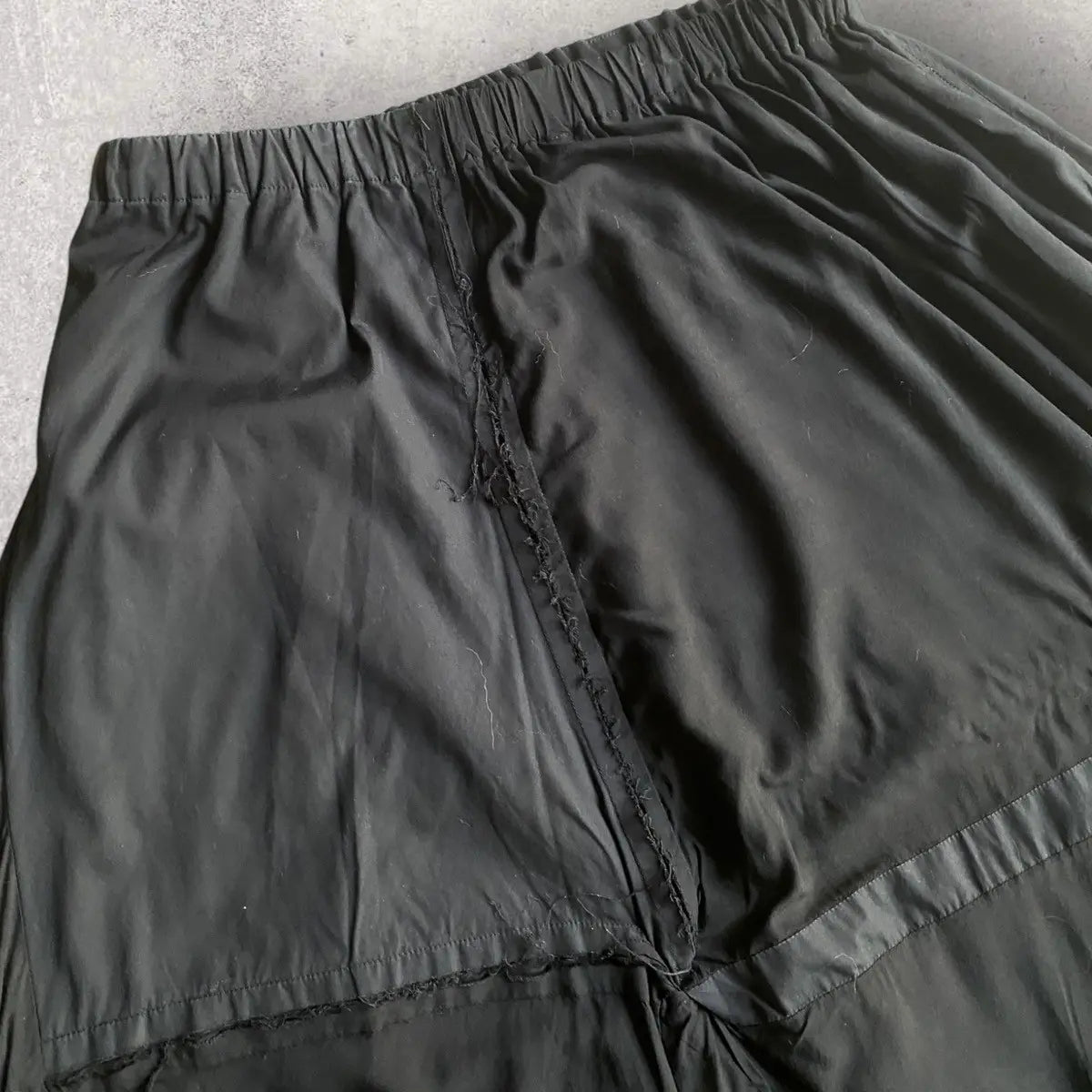 Yohji Yamamoto - Ground Y SS18 Rayon Patchwork Skirt