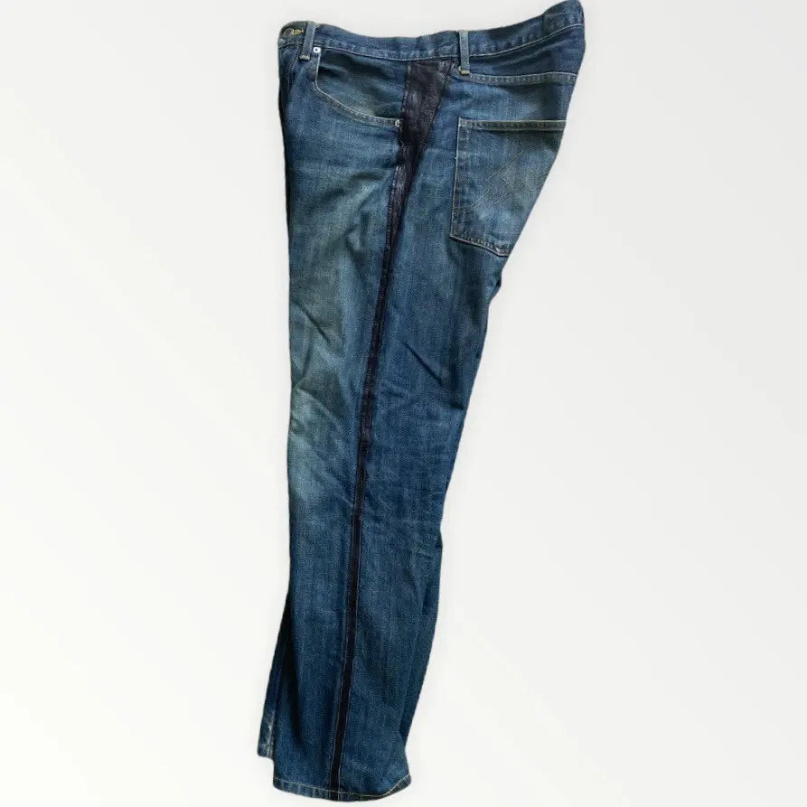 Undercover - AW02 Leather Side Seam Jeans by Fragments