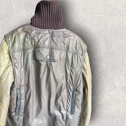 Dolce & Gabbana - AW04 2 in 1 Modular High Neck Down Vest Jacket