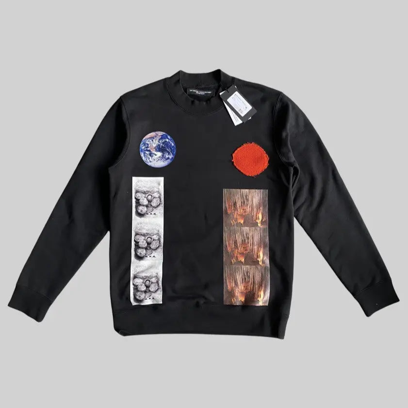 Raf Simons - Archive Redux Patch Sterling Ruby Sweater