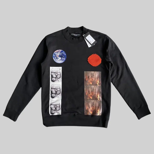 Raf Simons - Archive Redux Patch Sterling Ruby Sweater
