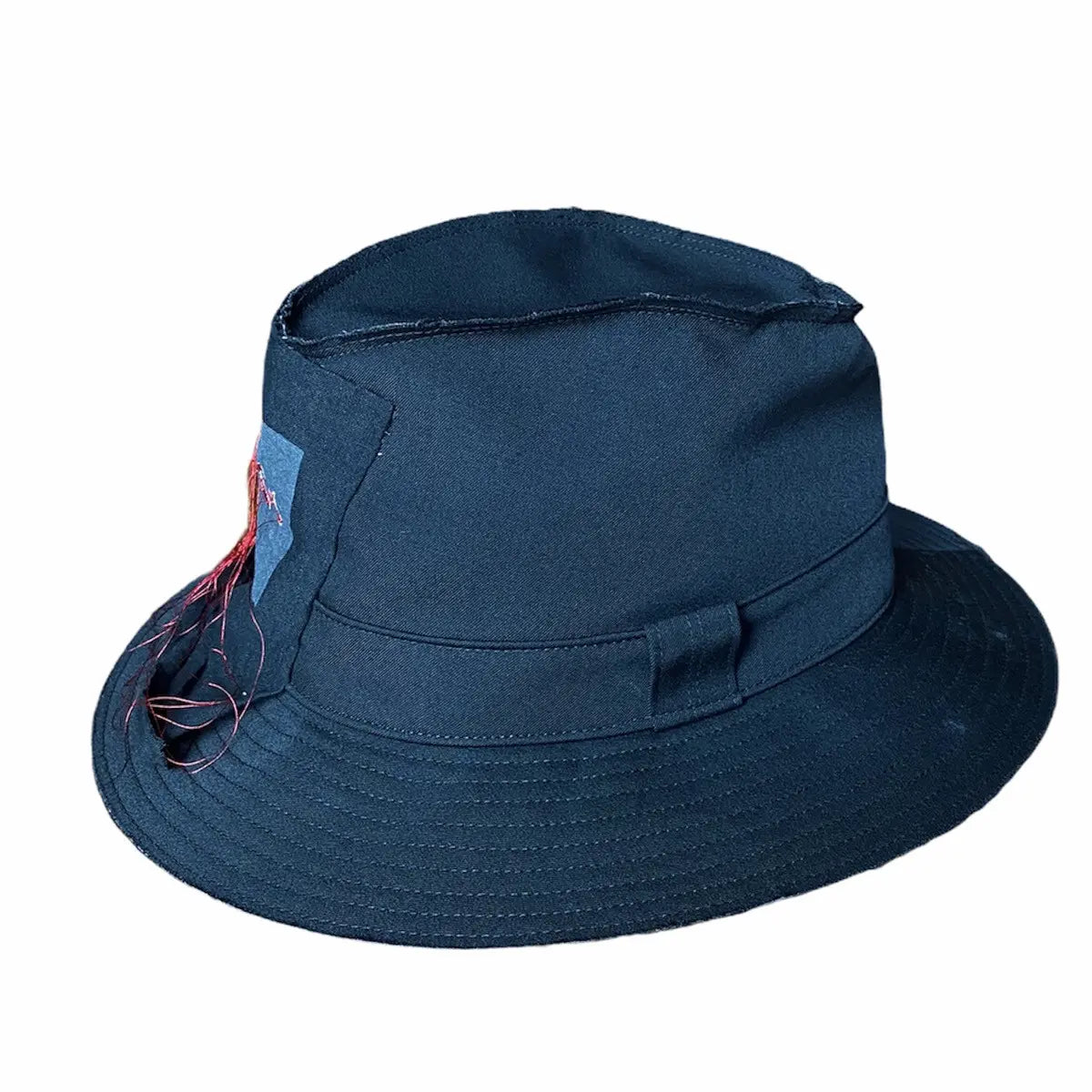 Yohji Yamamoto : SS21 Runway Patch And Stitch Wool Gabardine Hat