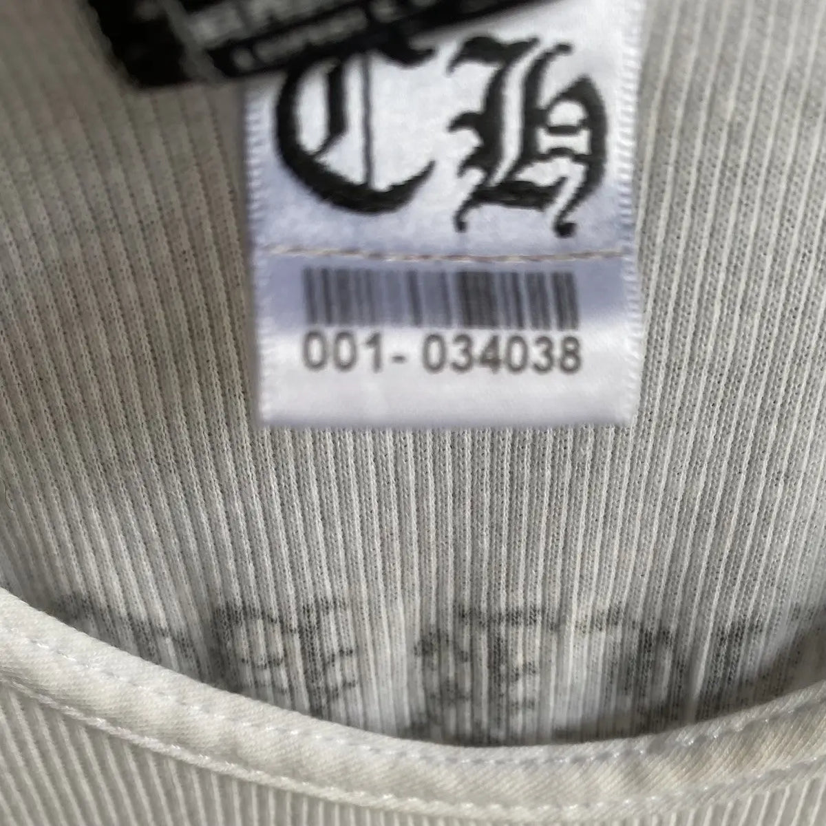 Chrome Hearts - CH Fuck You Ribbed Tank Top