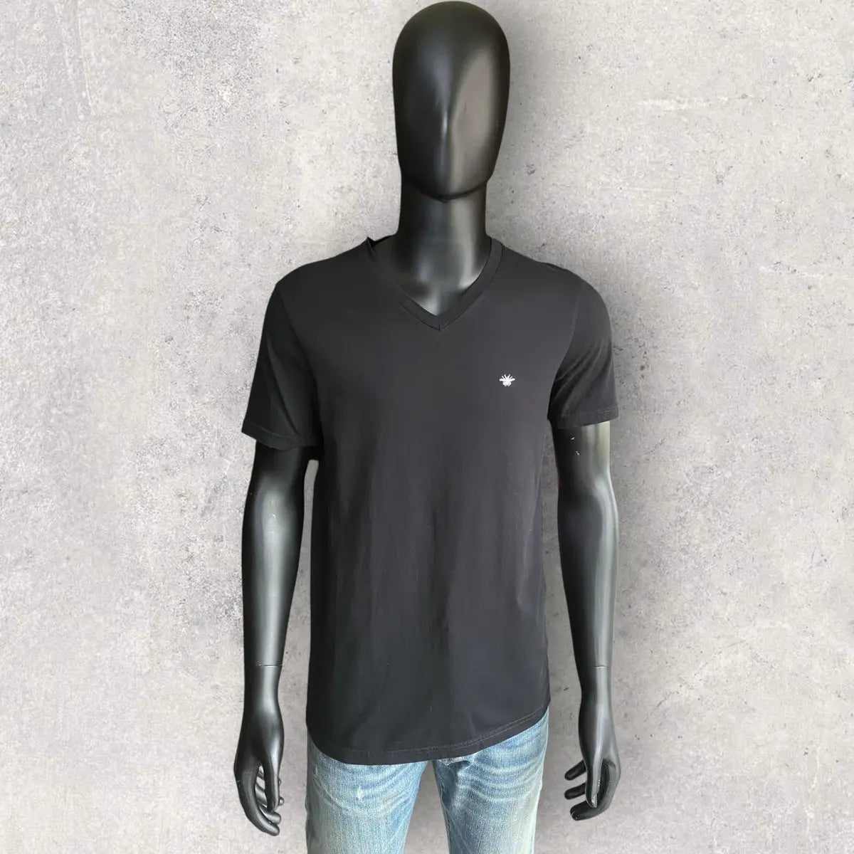 Dior Homme - Bee Embroidered V Neck Tee