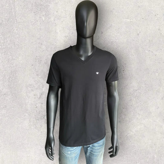 Dior Homme - Bee Embroidered V Neck Tee