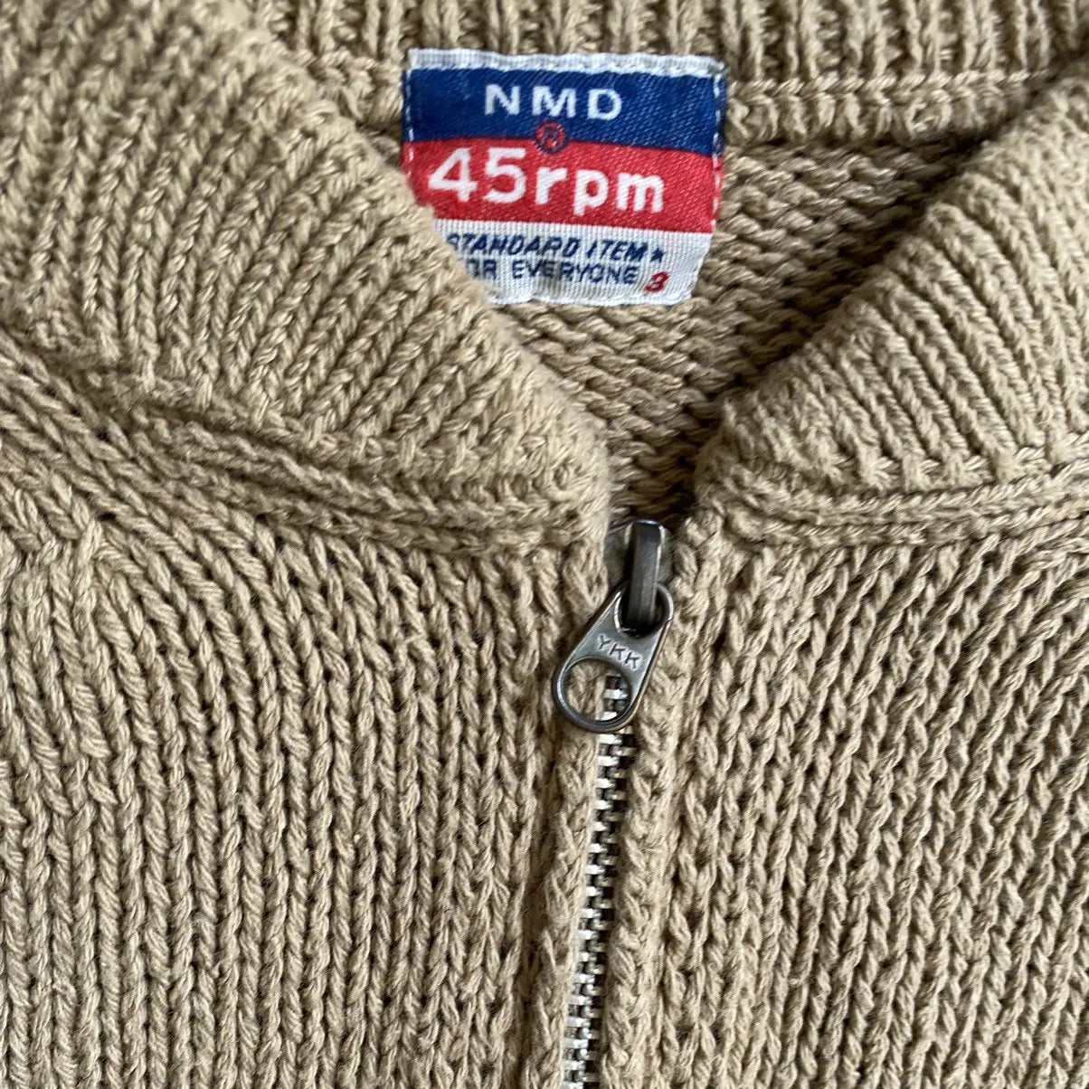45RPM - Zip Knit Oversize Jacket