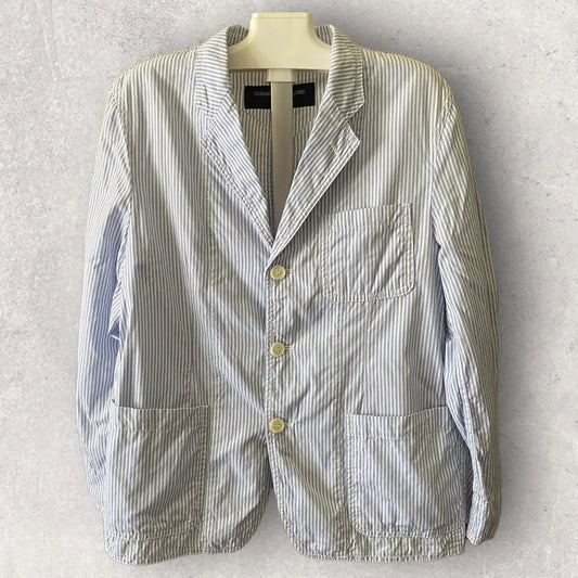 Comme des Garcons - CDGH Tape Shrunk Blue Stripe Blazer