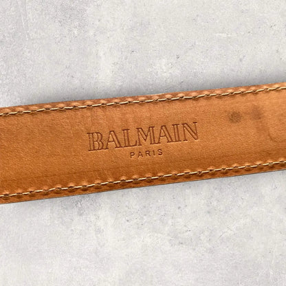 Balmain - Double Bull Buckle Belt