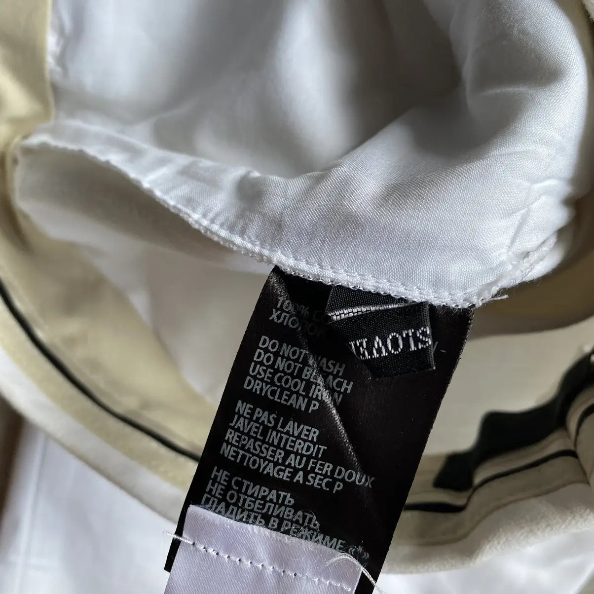 Haider Ackermann - White Cotton Pants