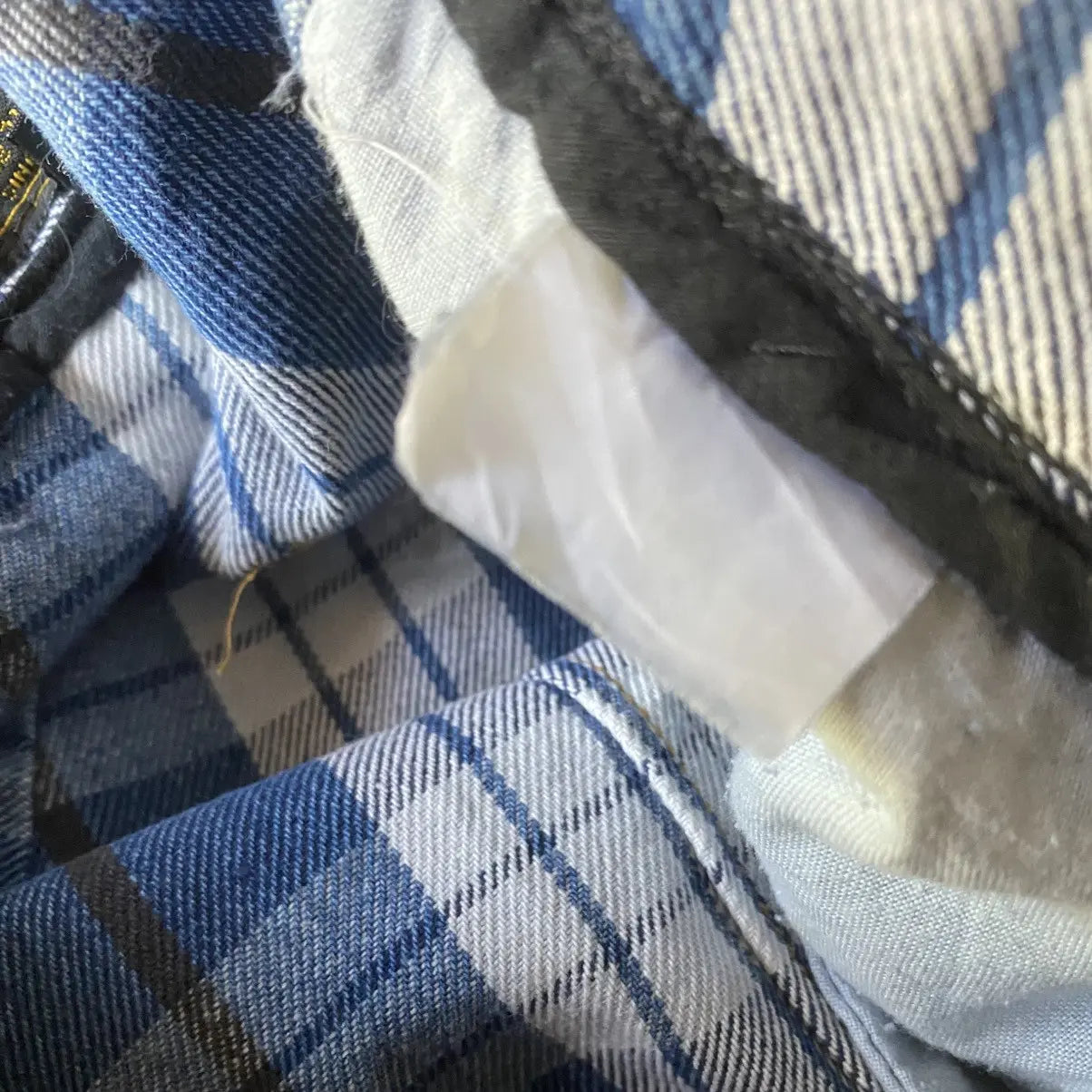 Vivienne Westwood - Vintage 1999 Blue Plaid Fray Hem Set