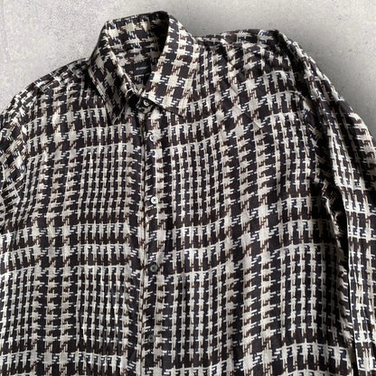 Jil Sander - Silk Houndstooth Print Shirt