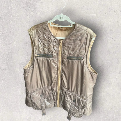 Dolce & Gabbana - AW04 2 in 1 Modular High Neck Down Vest Jacket