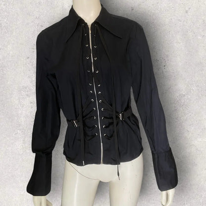 Jean Paul Gaultier - JPG Lace Up Corset Bondage Shirt