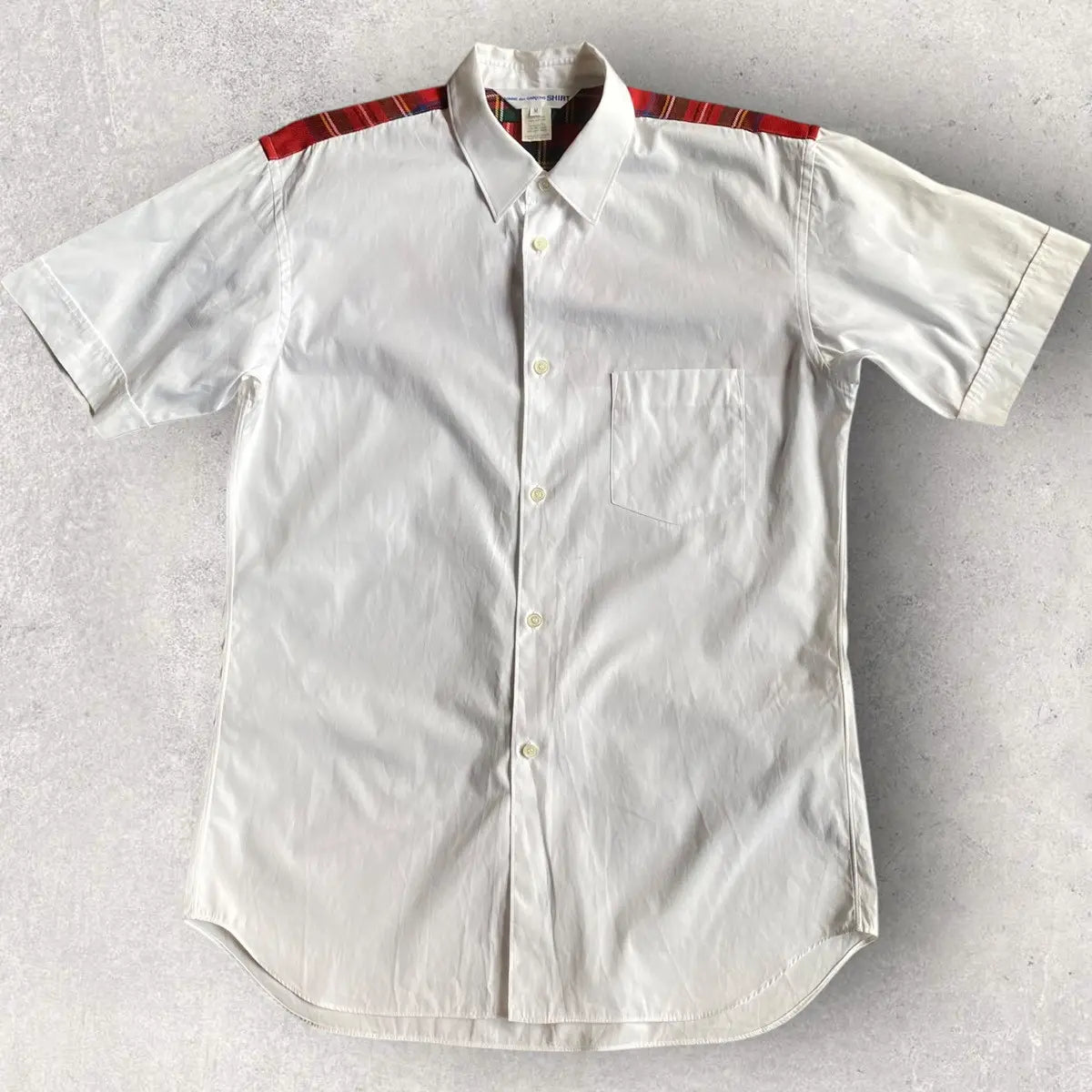 Comme des Garcons - CDG Shirt Back Red Tartan Panel