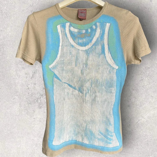 Jean Paul Gaultier - Trompe-l'œil Tank Top Ribbed T Shirt