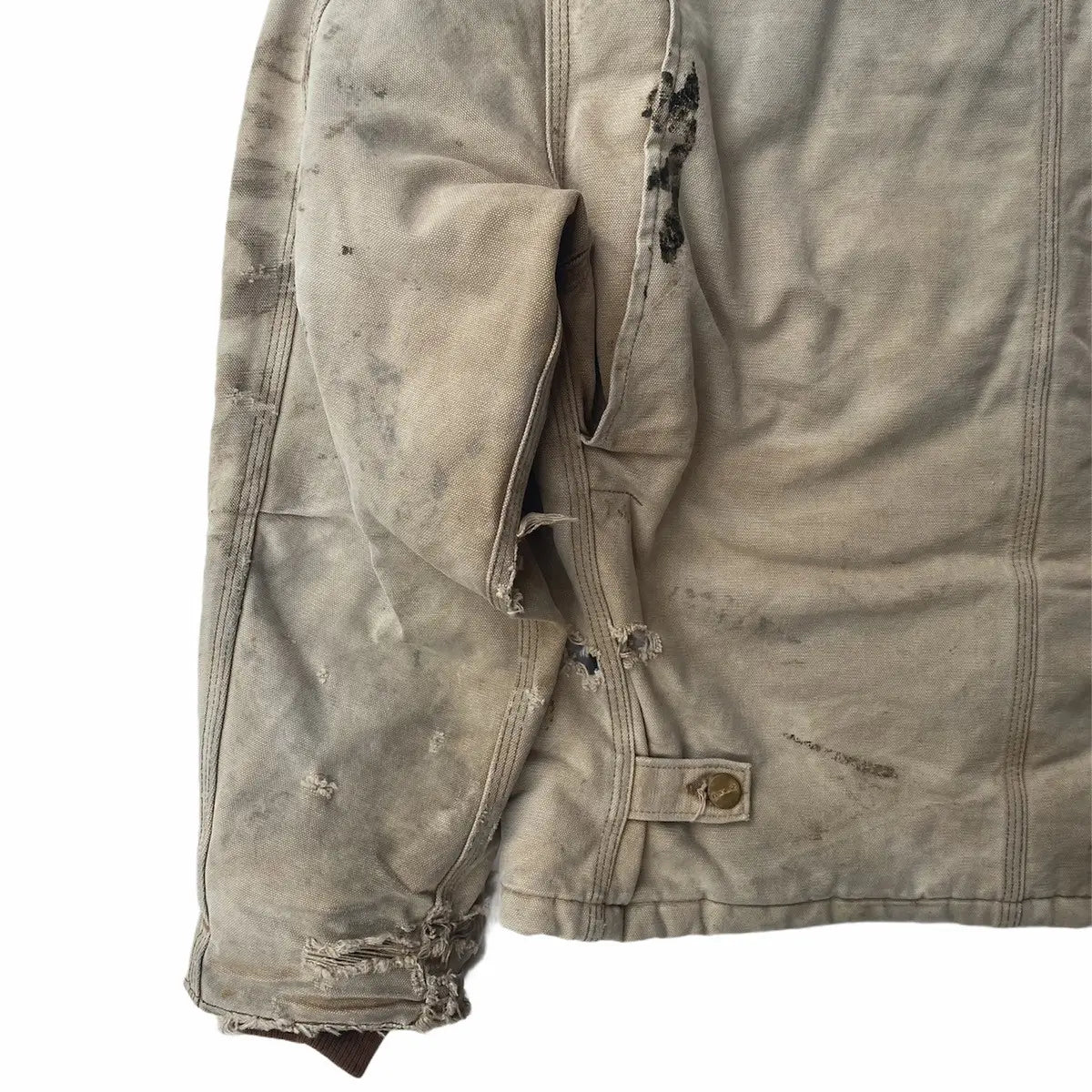 Carhartt - Vintage Sun Faded And Distressed Carhartt Jacket