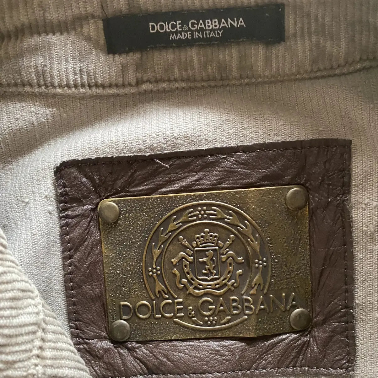 Dolce & Gabbana - 2000’s Dolce And Gabbana Corduroy Jacket