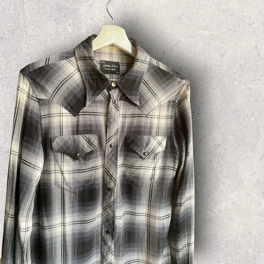 Number (N)ine - SS07 Plaid Rayon Western Shirt