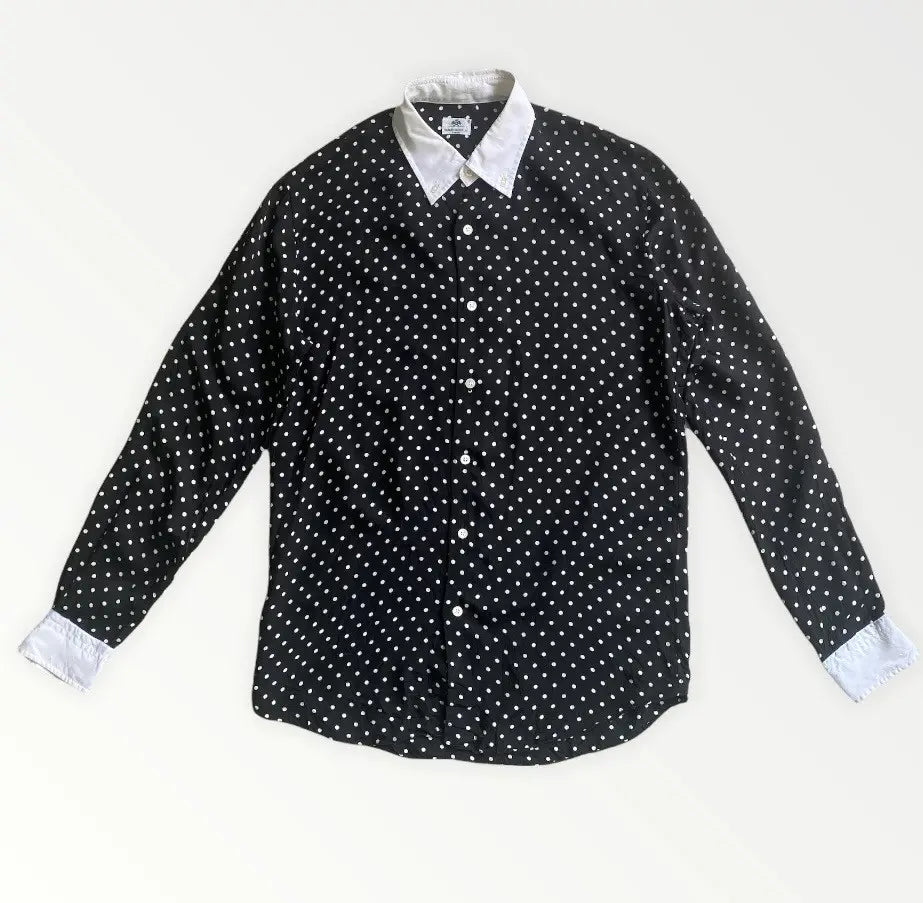 Wacko Maria - Blk/Wht Polka Dot Rayon Shirt