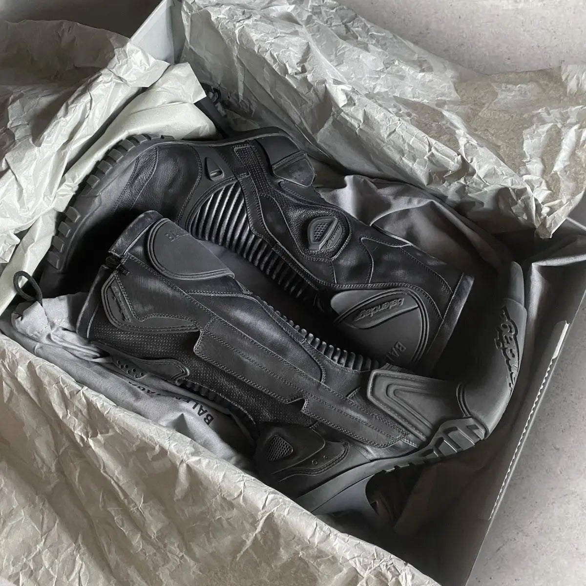 Balenciaga - Biker Boots Heels By Alpinestars