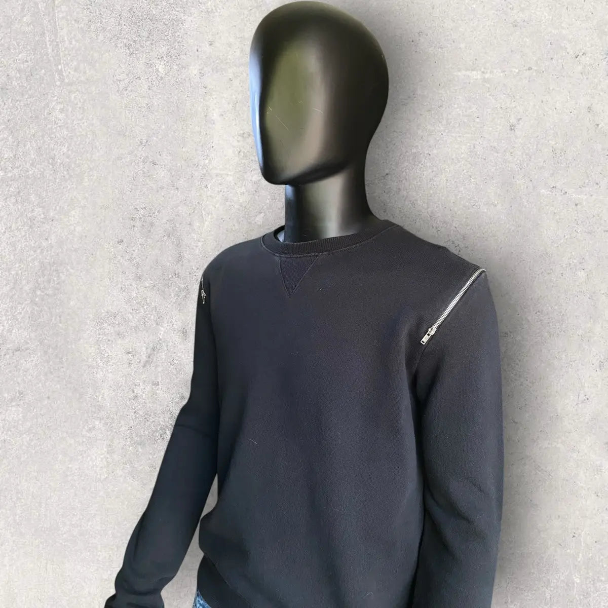 Saint Laurent Paris - Fall15 Zip Shoulder Sweater