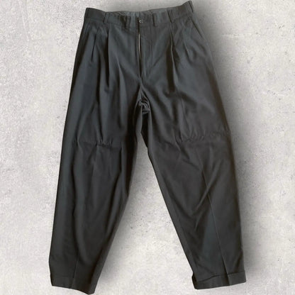 Yohji Yamamoto - Fall94 Wool Garbadine Baggy Trousers