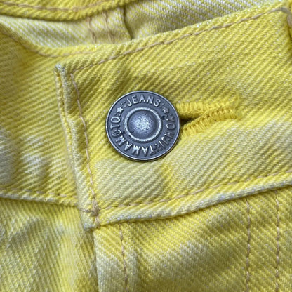 Yohji Yamamoto - SS02 Runway Yellow Wash Jeans