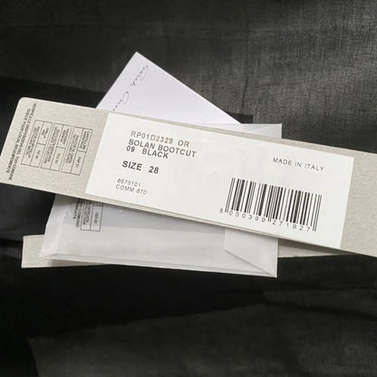 Rick Owens : NWT Rick Owens S/S24 Lido Bolan Bootcut