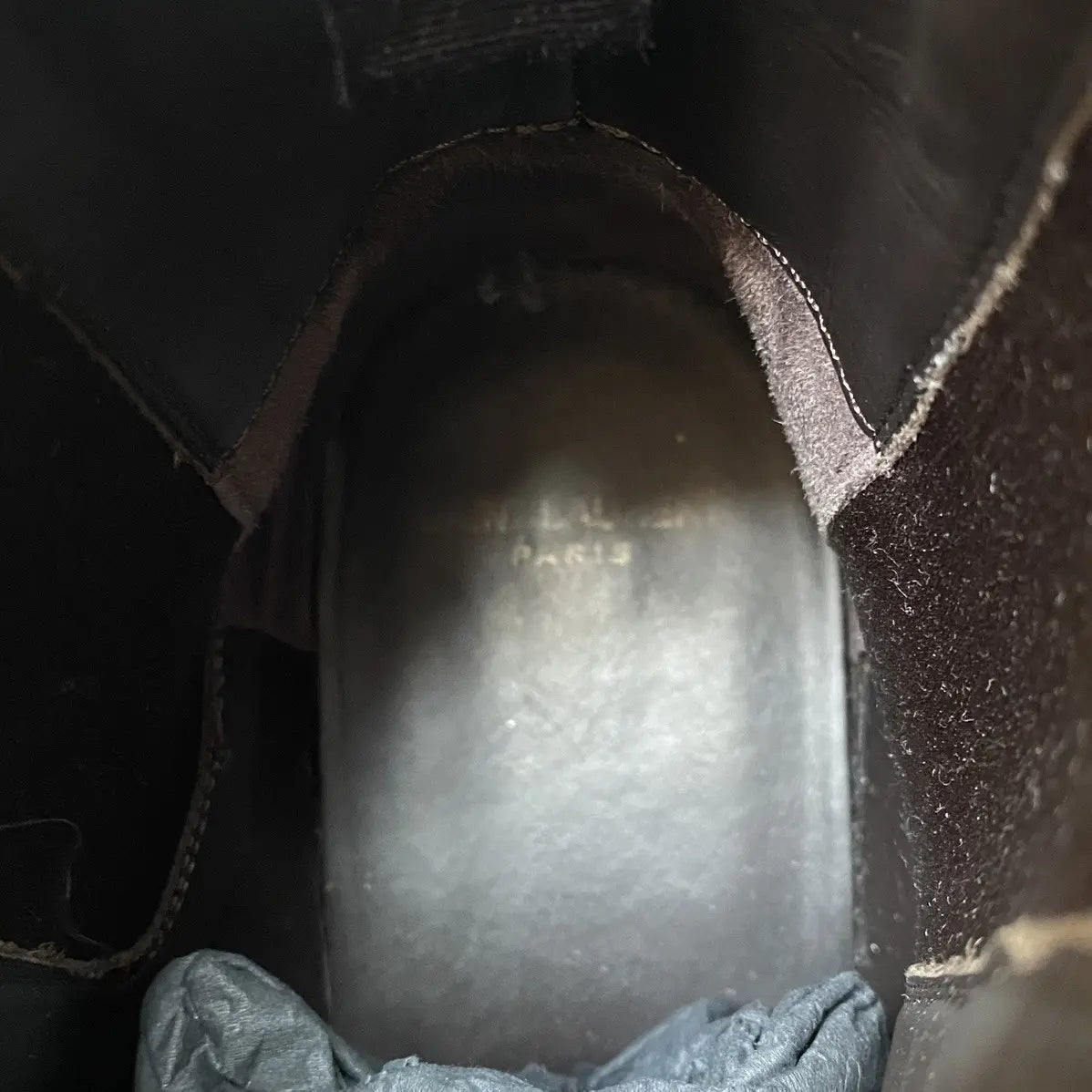 Saint Laurent Paris  SLP Wyatt 40 Suede Chealsea Boots