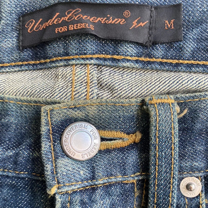 Undercover - AW02 Leather Side Seam Jeans by Fragments