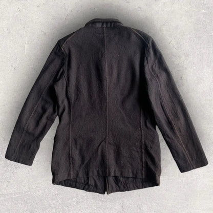 Comme des Garcons - Black Wool Patchwork Blazer