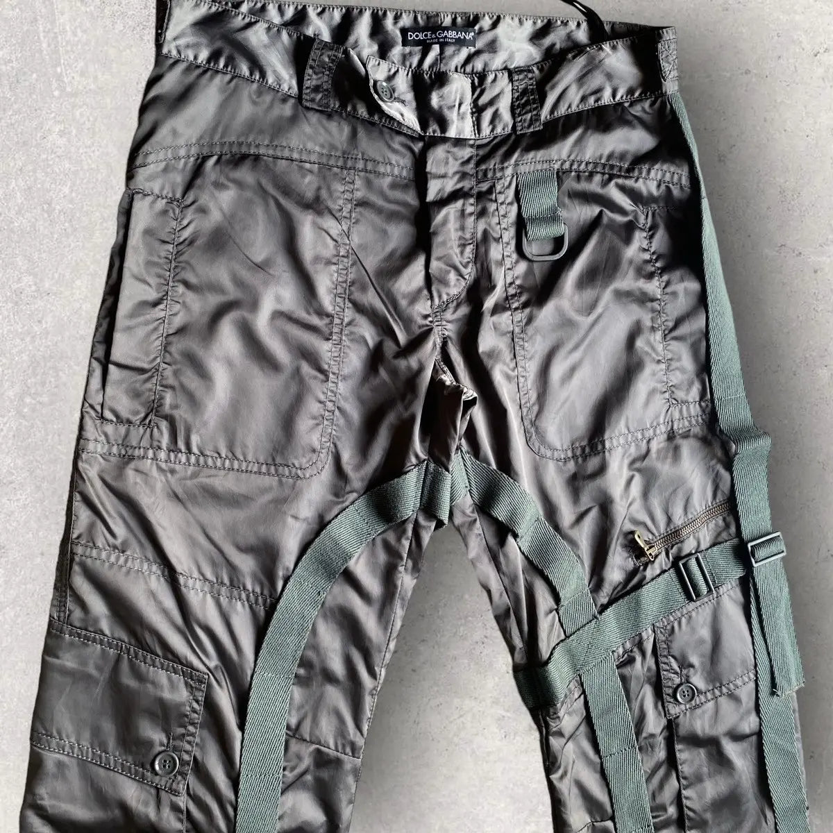 Dolce & Gabbana - FW03 Runway Parachute Bondage Nylon Pants
