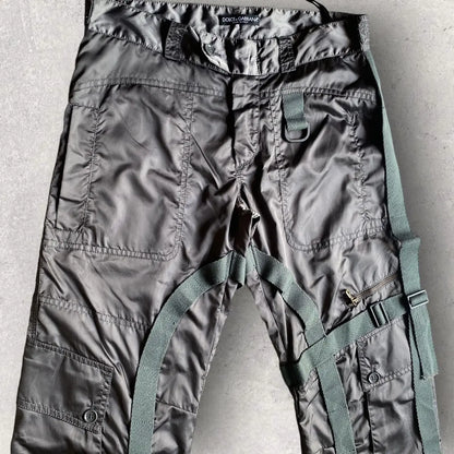 Dolce & Gabbana - FW03 Runway Parachute Bondage Nylon Pants