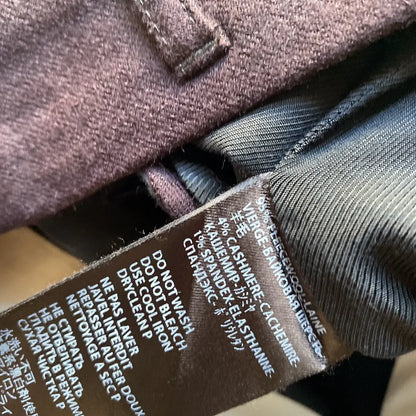 Haider Ackermann - Fleece/Cashmere Blend Drop Crotch Cropped Pants