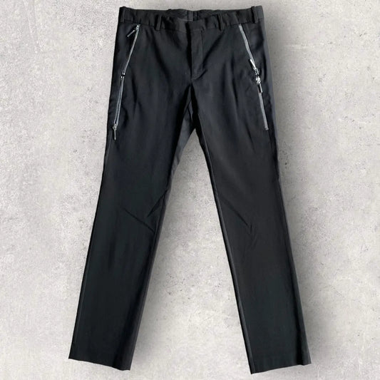 Balenciaga - Nicolas Ghesquière Archive Zip Details Woven Contrast Pants