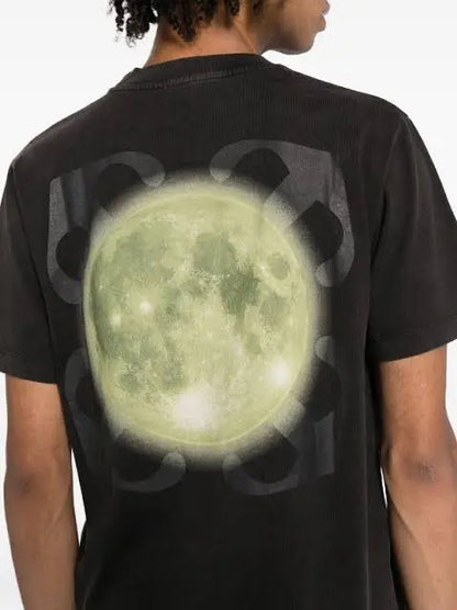 Off-White - Super Moon Print T Shirt