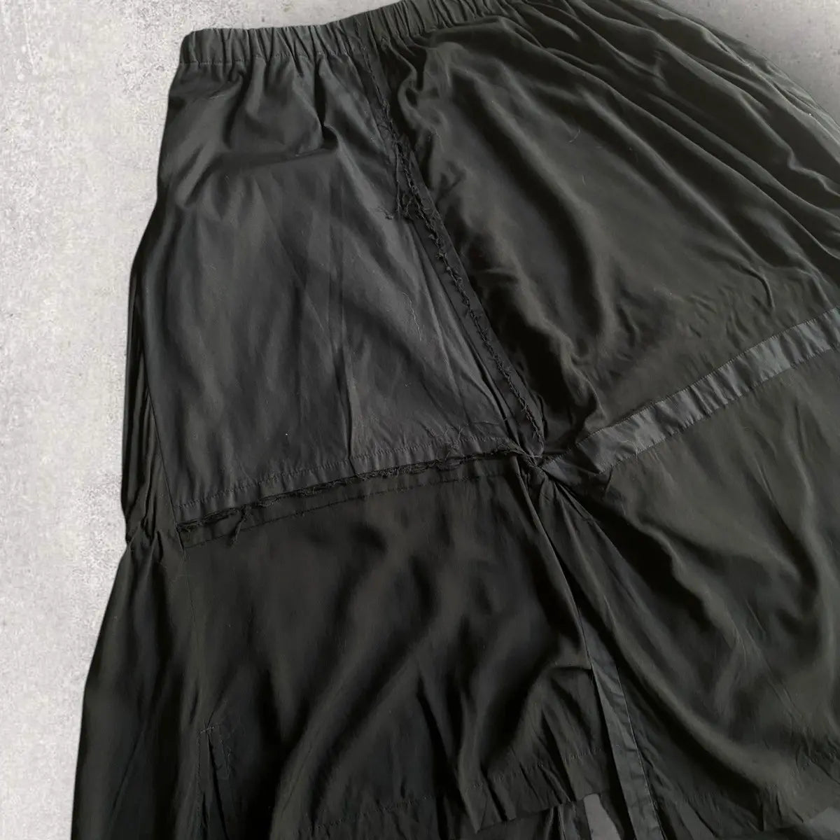 Yohji Yamamoto - Ground Y SS18 Rayon Patchwork Skirt